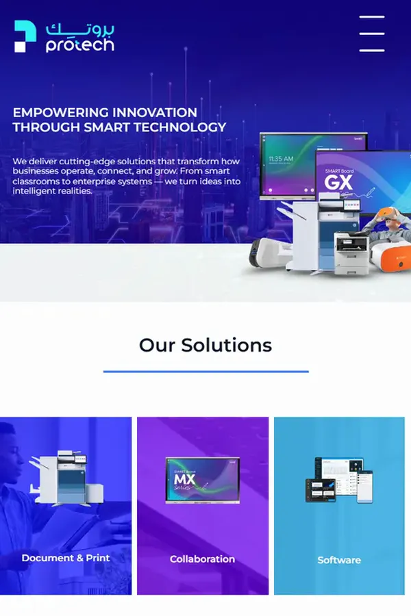 Protech · Website